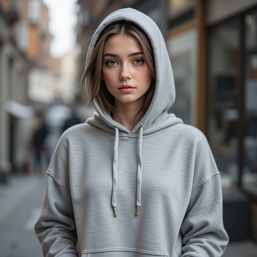 Women's Classic Plain Hoodie – Cozy & Stylish